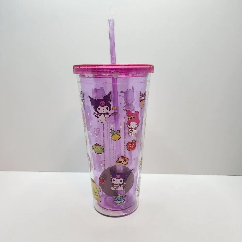 NEW Hello Kitty & Friends Snacks Allover Print Confetti-Filled Carnival Cup